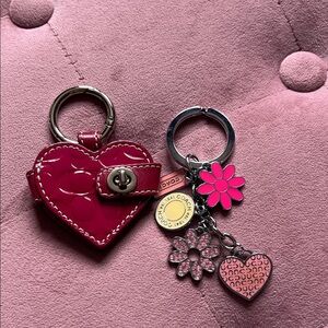 Coach key chains/bag charms vintage
